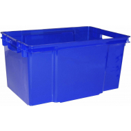 Keter Maxi Crownest Opbergbox Blauw - 59x39x30cm - 50L - Merk Keter - Kleur Blauw - Materiaal Kunststof - Inhoud 50 l