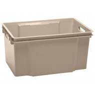 Keter Maxi Crownest Opbergbox Taupe - 59x39x30cm - 50L - Merk Keter - Materiaal Kunststof - Kleur Taupe - Inhoud 50 l
