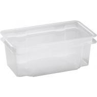Keter Crownest Opbergbox Transparant - 36x21x35,5cm - 7L - Merk Keter - Inhoud 7 l - Kleur Transparant - Materiaal Kunststof