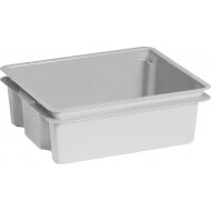 Keter Crownest Opbergbox Lichtgrijs - 43x36x14,5cm - 17L - Merk Keter - Inhoud 17 l - Kleur Lichtgrijs - Materiaal Kunststof