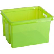 Keter Crownest Opbergbox Lichtgroen - 42,6x36,1x26cm - 30L - Merk Keter - Materiaal Kunststof - Inhoud 30 l - Kleur Lichtgroen