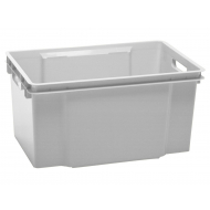 Keter Maxi Crownest Opbergbox Lichtgrijs - 59x39x30cm - 50L - Merk Keter - Kleur Lichtgrijs - Materiaal Kunststof - Inhoud 50 l