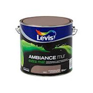 Ambiance mur mat chocolade 2,5 L  - Merk Levis