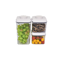 Set voorraaddozen vierkant - Merk Euro Lifestyle - Inhoud 18 l