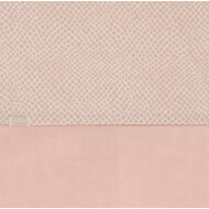 Drap 75 x 100 cm Snake Pale Pink Coton - Marque Jollein - Dimensions de la literie 75x100 cm