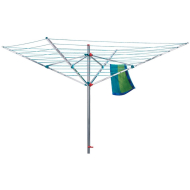Practo Home Droogmolen Alustar Verstelbaar Aluminium - 60m - met Bodemhuls - Merk Practo Home - Materiaal Aluminium