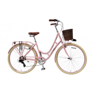 Prestige Bella stadsfiets - 19 inch - Roze - Merk Prestige - Kleur Roze - Elektrisch Nee - Geslacht Dames - Plooibaar Nee
