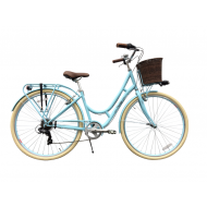 Prestige Bella stadsfiets - 19 inch - Blauw - Merk Prestige - Plooibaar Nee - Elektrisch Nee - Kleur Blauw - Geslacht Dames