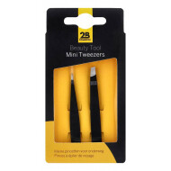 2B Mini Pincets - Zilver - 2 Stuks - Topper