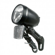 AxBike Koplamp Meteor 80 Lux E-Bike - Voor E-Bike Batterij 6V/2,4W - Zwart