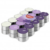 Bolsius Theelichten - 3,5u Brandduur - Ø11,7cm - Lavendel - 30 Stuks - Merk Bolsius - Aantal branduren 3,5u