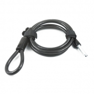 AxBike Insteekketting voor Hoefijzerslot - 150cm - Zwart - Type Slot Hoefijzerslot
