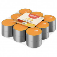 Bolsius True Scents Geurtheelicht - 4u Brandduur - Ø40mm - Mango - 18 Stuks - Merk Bolsius - Aantal branduren 4u