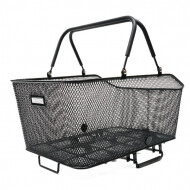 AxBike Mandje op Pakdrager Avenue XL - 33,5L - Zwart - Kleur Zwart - Materiaal Metaal