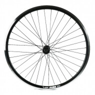 AxBike Voorwiel met Naafwanden en Moeren - Aluminium - Maat Band 26 inch - Zwart
