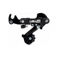 Sunrace Achterderailleur - 6/7 Versnellingen - Lange Kooi - Staal - Zwart - Merk SunRace