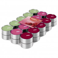 Bolsius Theelichten - 3,5u Brandduur - Ø11,7cm - Cranberry - 30 Stuks - Merk Bolsius - Aantal branduren 3,5u
