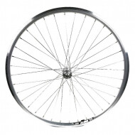 AxBike Voorwiel met Naafwanden en Moeren - Aluminium - Maat Band 28 inch - Zilver