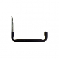 Maxxus Antislip Standaard Opberghaak - 29cm - 50kg - Zwart/Zilver - Merk Maxxus