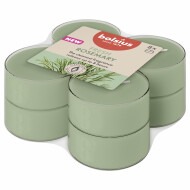 Bolsius Theelichten - 8u Brandduur - Ø60mm - Rozamerijn - Salie groen - Merk Bolsius - Aantal branduren 8u