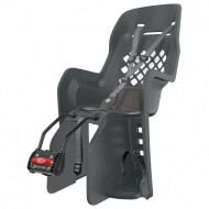 Polisport Move Joy Ff+ Achterzitje Voor Kinderfiets - Max 22kg - Grijs - Merk Polisport