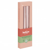 Bolsius Gotische Kaarsen - 7h Brandduur - Ø24mm - 24,5cm - Misty Pink - 4 Stuks - Merk Bolsius - Aantal branduren 7u