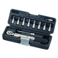 Momentsleutel 1/4''  - 2-24 Nm - met Inbus- en Torxbits - in Doos - Merk Bike Hand