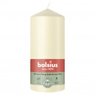 Bolsius Stompenkaars - 43u Brandduur - Ø68mm - 13cm - Soft Pearl - Merk Bolsius - Geur Ongeparfumeerd - Aantal branduren 43u - Kleur Parel