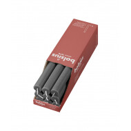 Bolsius Rustiek Tafelkaars - 12u Brandduur - Ø23mm - H27cm - Stormy Grey - Merk Bolsius - Aantal branduren 12u