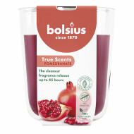Bolsius True Scents Geurkaars - 97/85 - Pommegranate - Merk Bolsius - Aantal branduren 45u - Kleur Rood - Geur Granaatappel