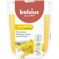 Bolsius True Scents Geurkaars - 97/85 - Mimosa - Merk Bolsius - Geur Mimosa - Aantal branduren 45u - Kleur Geel