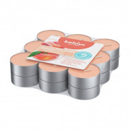 Bolsius True Scents Geurtheelicht - 4u Brandduur - Ø40mm - Peach - 18 Stuks - Merk Bolsius - Aantal branduren 4u