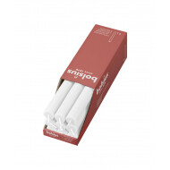 Bolsius Rustiek Tafelkaars - 7,5u Brandduur - Ø24mm - H24,5cm - Cloudy White - Merk Bolsius - Aantal branduren 7,5u