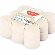 Bolsius True Scents Geurkaars - 6u Brandduur - Ø39mm -  H1,8cm - Vanille - 18 Stuks - Merk Bolsius - Aantal branduren 6u