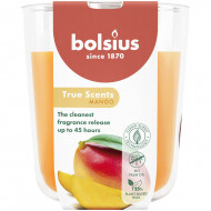 Bolsius True Scents Geurkaars - 97/85 - Mango - Merk Bolsius - Kleur Oranje - Aantal branduren 45u - Geur Mango