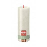 Bolsius Rustiek Stompkaars - 85u Brandduur - Ø70mm - H19cm - Summer Ivory - Merk Bolsius - Kleur Wit - Geur Ongeparfumeerd - Aantal branduren 85u
