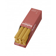 Bolsius Rustiek Tafelkaars - 7,5u Brandduur - Ø24mm - H24,5cm - Honeycomb Yellow - Merk Bolsius - Aantal branduren 7,5u