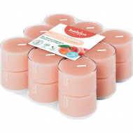 Bolsius True Scents Geurkaars - 6u Brandduur - Ø39mm -  H1,8cm - Peach - 18 Stuks - Merk Bolsius - Aantal branduren 6u