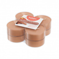 Bolsius True Scents Maxi Waxinelichtjes - 4u Brandduur - Ø60mm - Apple Cinnamon - 18 Stuks - Merk Bolsius - Aantal branduren 4u