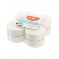 Bolsius True Scents Maxi Waxinelichtjes - Ø60mm - 2,20cm - Fresh Cotton - 8 Stuks - Merk Bolsius - Aantal branduren 8u