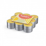 Bolsius Theelichten Citronella - 4u Brandduur - Ø38mm - Geel - Merk Bolsius - Aantal branduren 4u