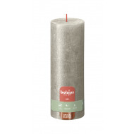 Bolsius Rustiek Stompkaars - 85u Brandduur - Ø70mm - H19cm - Summer Champagne - Merk Bolsius - Kleur Champagne - Geur Ongeparfumeerd - Aantal branduren 85u
