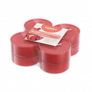 Bolsius True Scents Maxi Waxinelichtjes - 4u Brandduur - Ø60mm - Pomegranate - 18 Stuks - Merk Bolsius - Aantal branduren 4u