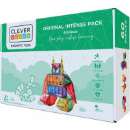 Cleverclixx Original Pack Intense Magnetische Tegels Bouwset - 60 stuks - Merk Cleverclixx - Leeftijd 3 t/m 6 jaar
