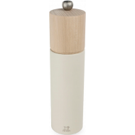 Peugeot Boreal Moulin à Poivre - Manuel - 21cm - Bois - Blanc Plume - Marque Peugeot Saveurs