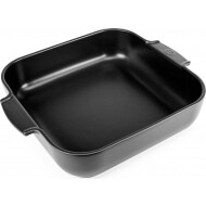 Peugeot Appolia Vierkanten Ovenschaal - 5,4L - 37,2x8,2x36cm - Keramiek - Zwart - Merk Peugeot Saveurs - Materiaal Keramiek - Kleur Zwart