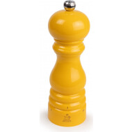 Peugeot Paris U'Select Moulin à Sel - Manuel - 18cm - Bois Laqué - Jaune Safran - Marque Peugeot Saveurs