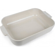 Peugeot Appolia Rechthoekige Ovenschaal - 3,7L - 36x7,5x23,6cm - Keramiek - Wit - Merk Peugeot Saveurs - Materiaal Keramiek - Kleur Wit