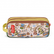 Hello Hossy San Francisco Trousse Scolaire - 1,4L - Brun - Marque Hello Hossy - Couleur Brun