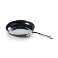Dagelijkse Kost Keramische Braadpan - Ø30cm - Aluminium - Olijfgroen - Merk Dagelijkse Kost - Geschikt voor Oven,Gas,Inductie,Halogeen,Alle warmtebronnen,Electrisch,Brander,Keramisch